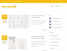 Tablet Screenshot of bonbougie.com